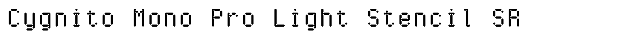 Cygnito Mono Pro Light Stencil SR image